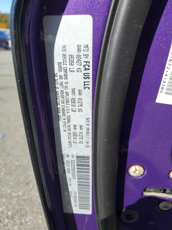 2019 Dodge Challenger Sxt VIN: 2C3CDZGG5KH545574 Lot: 87307175