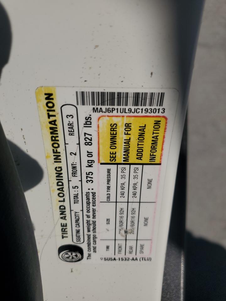 2018 Ford Ecosport Se VIN: MAJ6P1UL9JC193013 Lot: 89508545