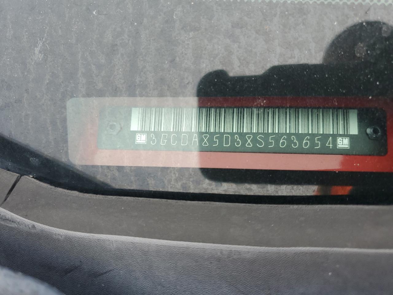 2008 Chevrolet Hhr Panel Ls VIN: 3GCDA85D38S563654 Lot: 92469805