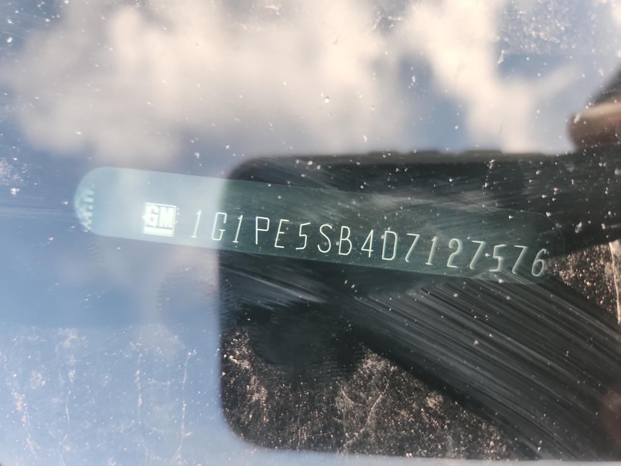 2013 Chevrolet Cruze Lt VIN: 1G1PE5SB4D7127576 Lot: 82352185