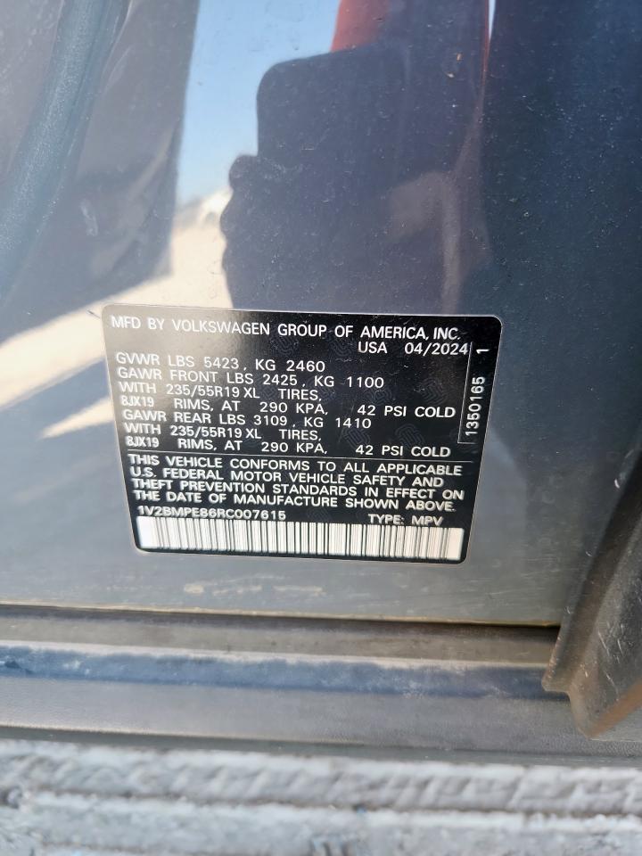 2024 Volkswagen Id.4 VIN: 1V2BMPE86RC007615 Lot: 85557635