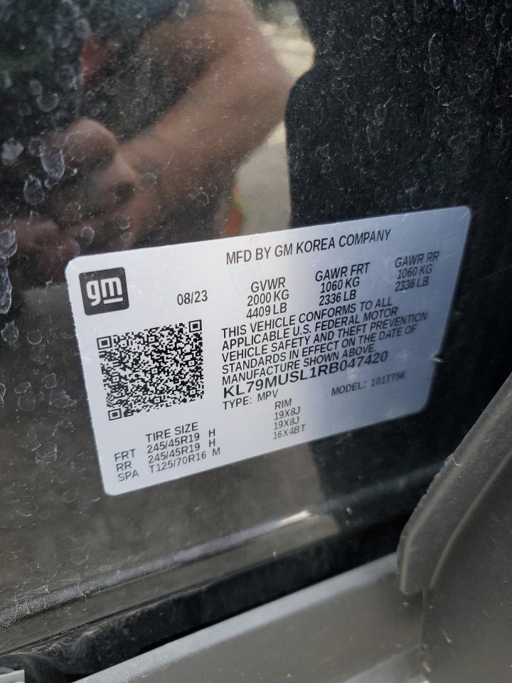 2024 Chevrolet Trailblazer Rs VIN: KL79MUSL1RB047420 Lot: 84437795