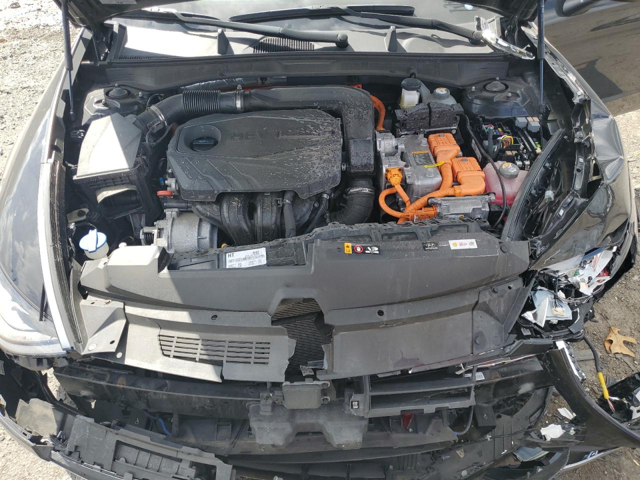 2022 Hyundai Sonata Hybrid VIN: KMHL24JJ5NA041792 Lot: 84934545