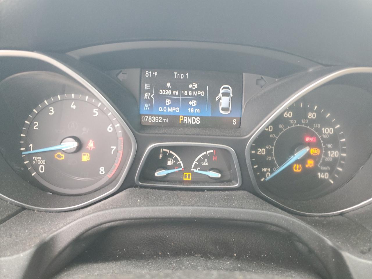 2017 Ford Focus Sel VIN: 1FADP3M24HL264512 Lot: 85156595