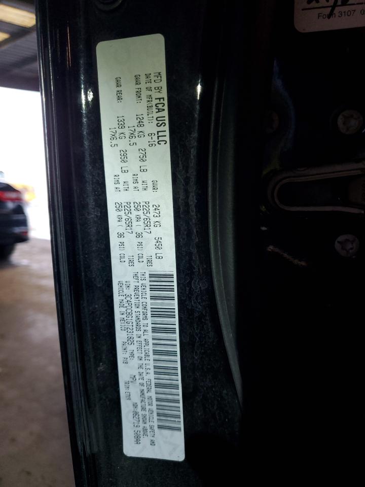 2016 Dodge Journey Sxt VIN: 3C4PDCBG1GT231825 Lot: 82464595