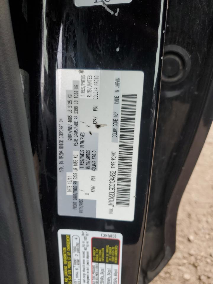 2012 Mazda 5 VIN: JM1CW2DL9C0134862 Lot: 87095185