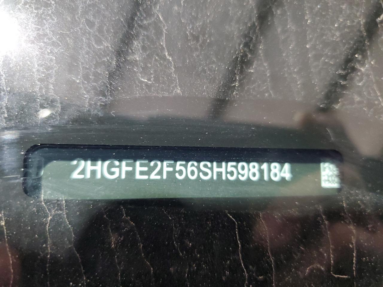 2025 Honda Civic Sport VIN: 2HGFE2F56SH598184 Lot: 89675025
