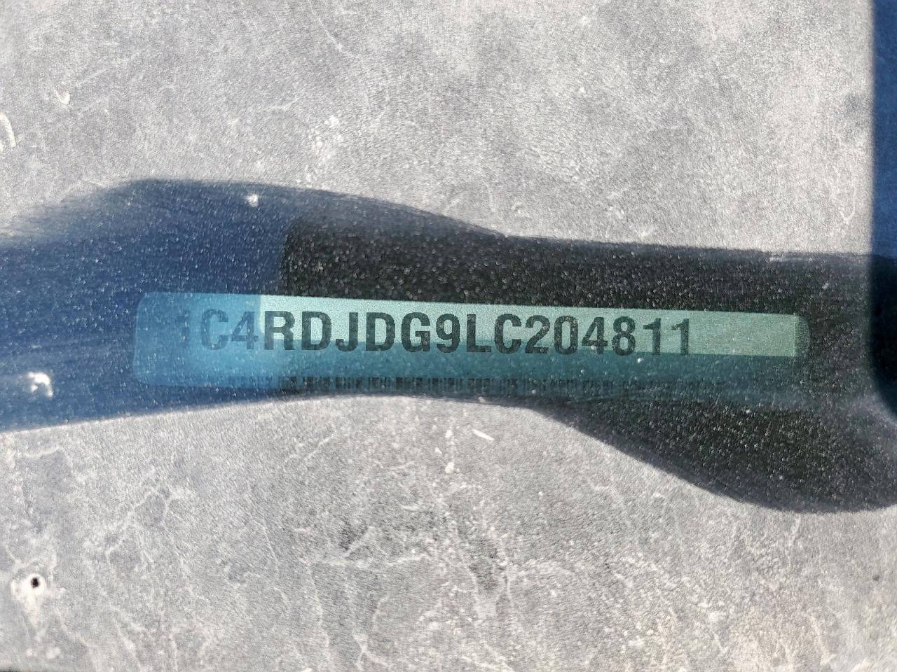 2020 Dodge Durango Gt VIN: 1C4RDJDG9LC204811 Lot: 82422795