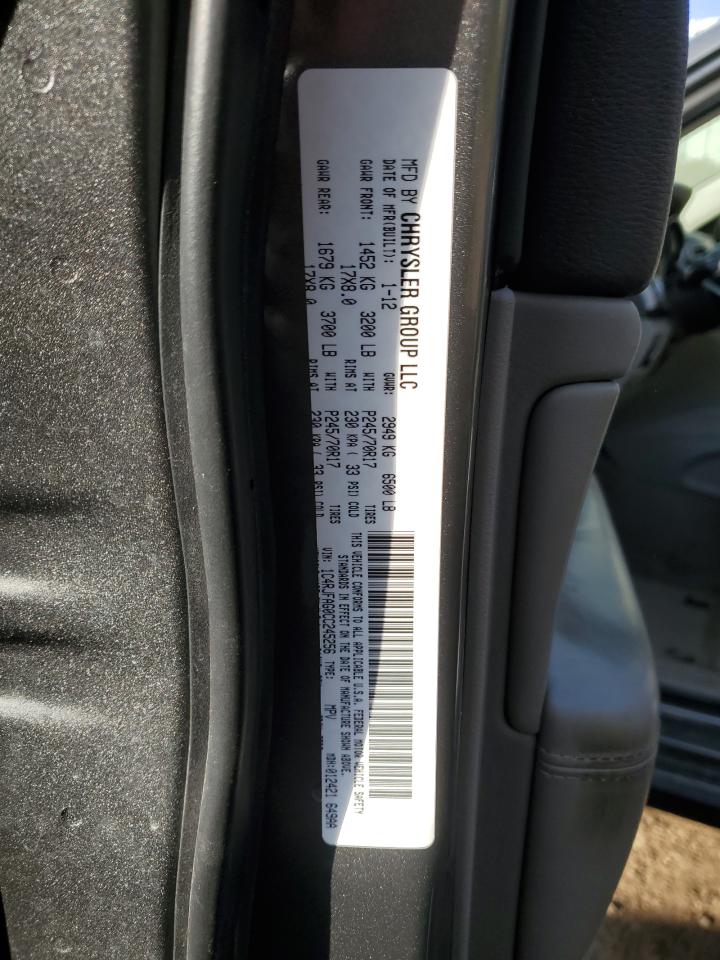 2012 Jeep Grand Cherokee Laredo VIN: 1C4RJFAG0CC245256 Lot: 86065985