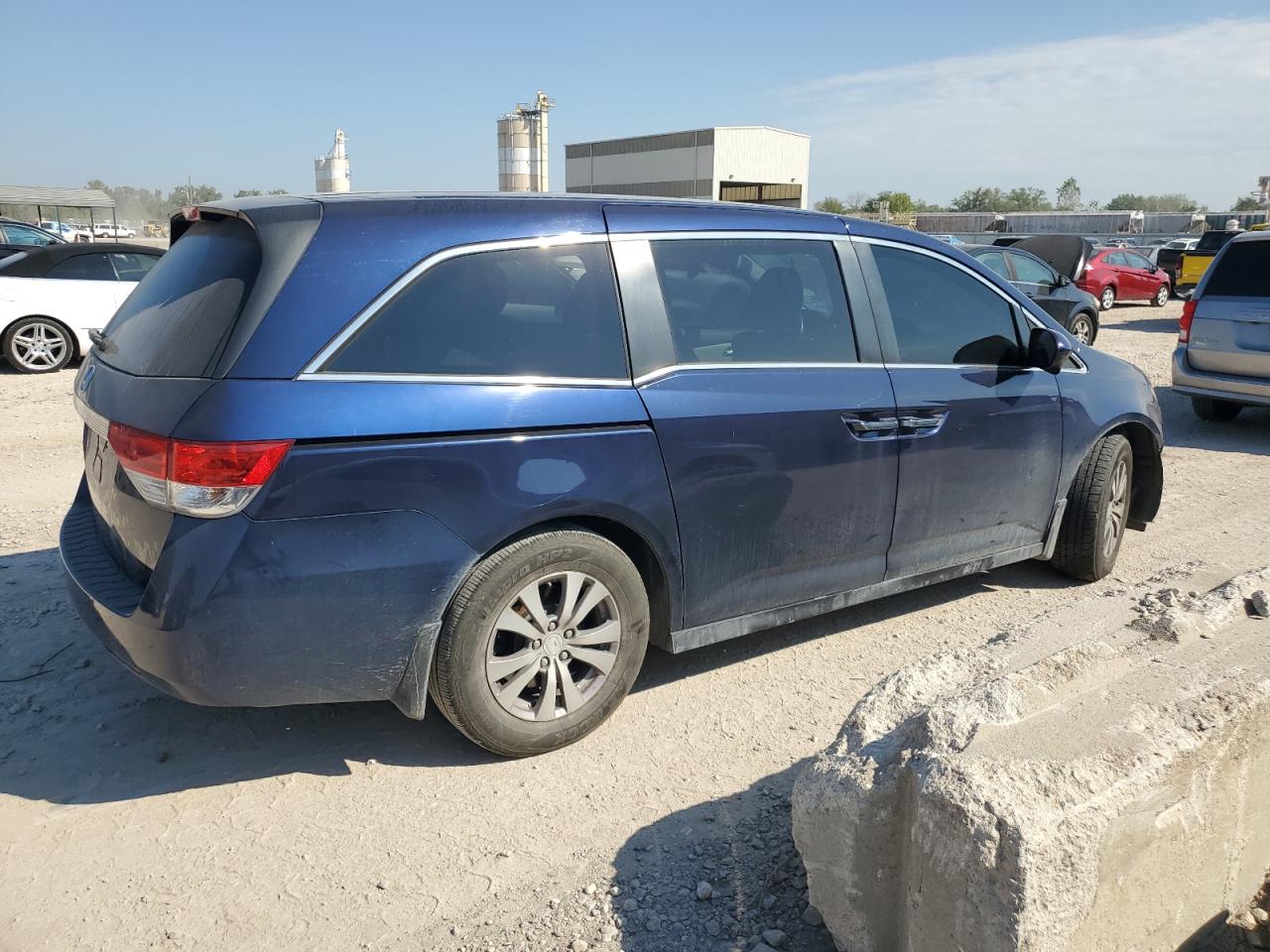 2016 Honda Odyssey Ex blue van gas 5FNRL5H48GB094868 photo #4