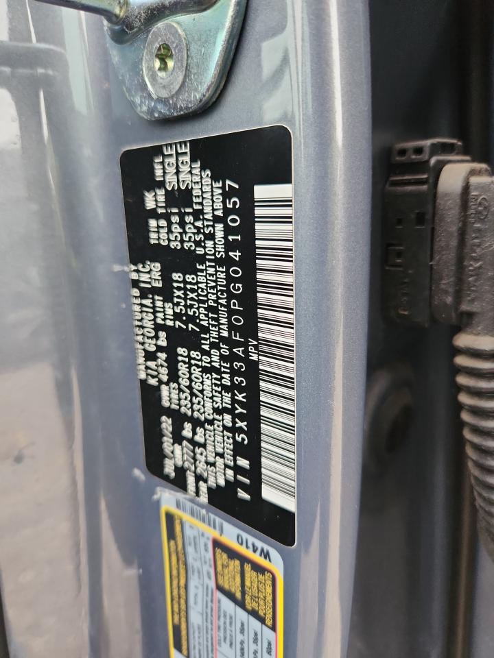 2023 Kia Sportage Ex VIN: 5XYK33AF0PG041057 Lot: 84991455