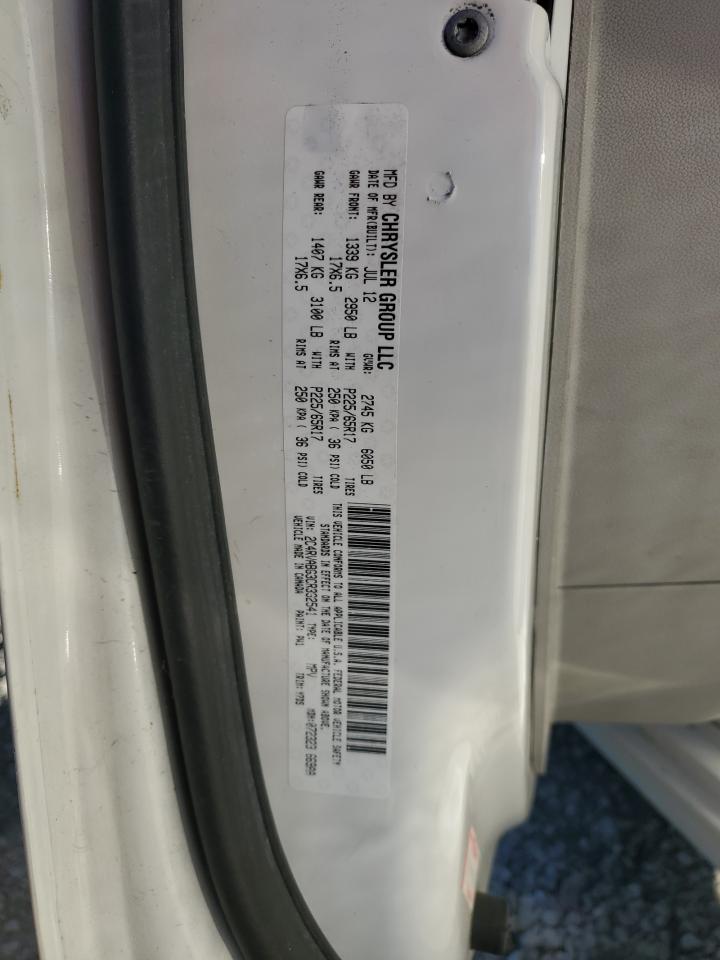 2012 Volkswagen Routan Se VIN: 2C4RVABG3CR392541 Lot: 85396885