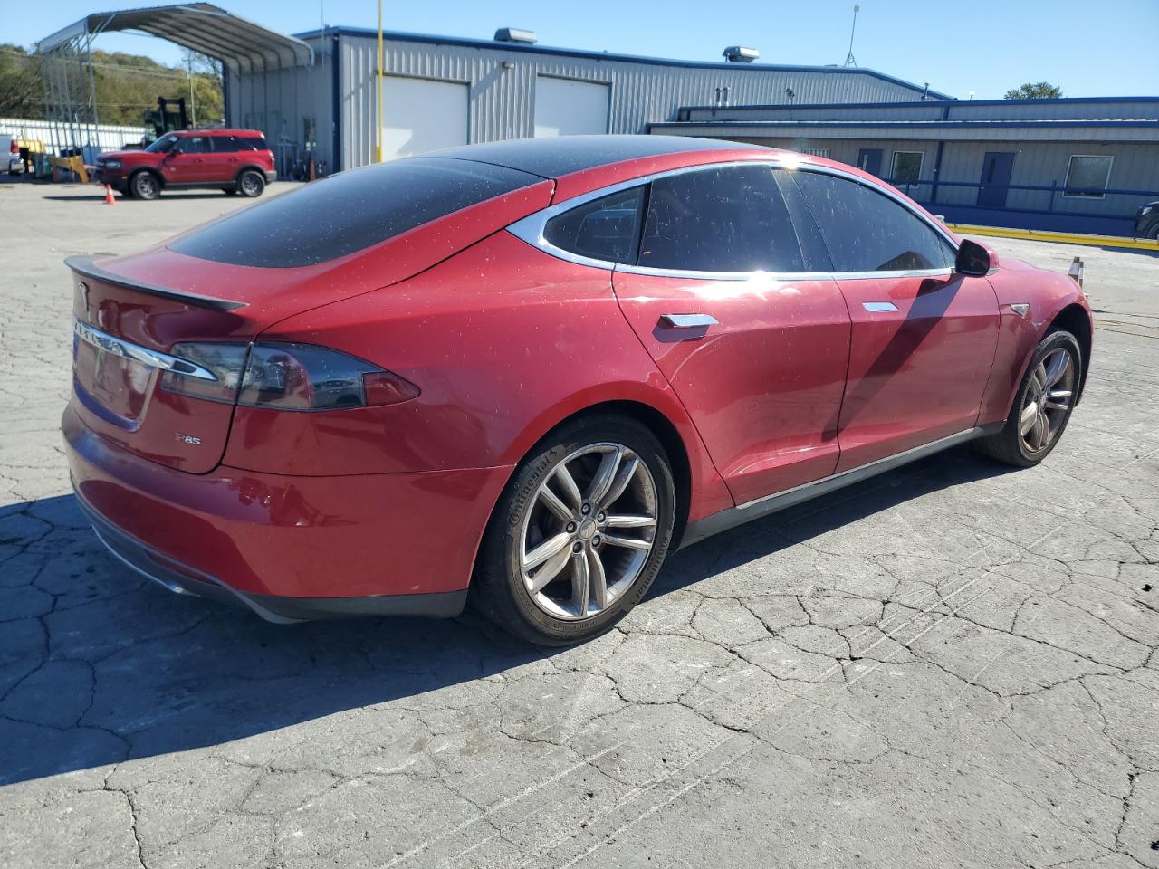 2013 Tesla Model S red  electric 5YJSA1CP7DFP09567 photo #4