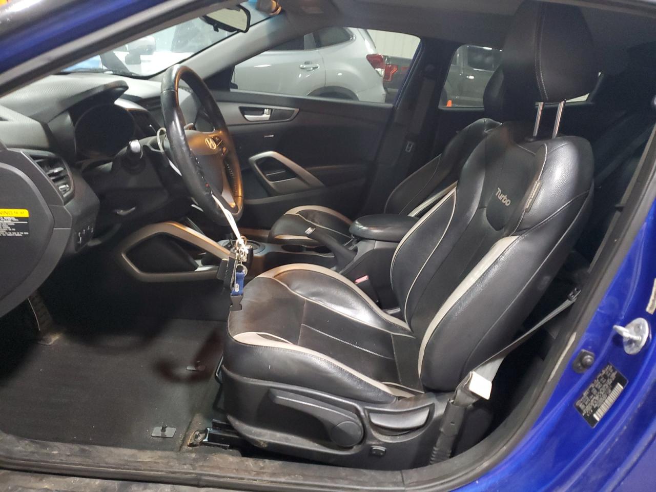 2013 Hyundai Veloster Turbo VIN: KMHTC6AE2DU111211 Lot: 89638585