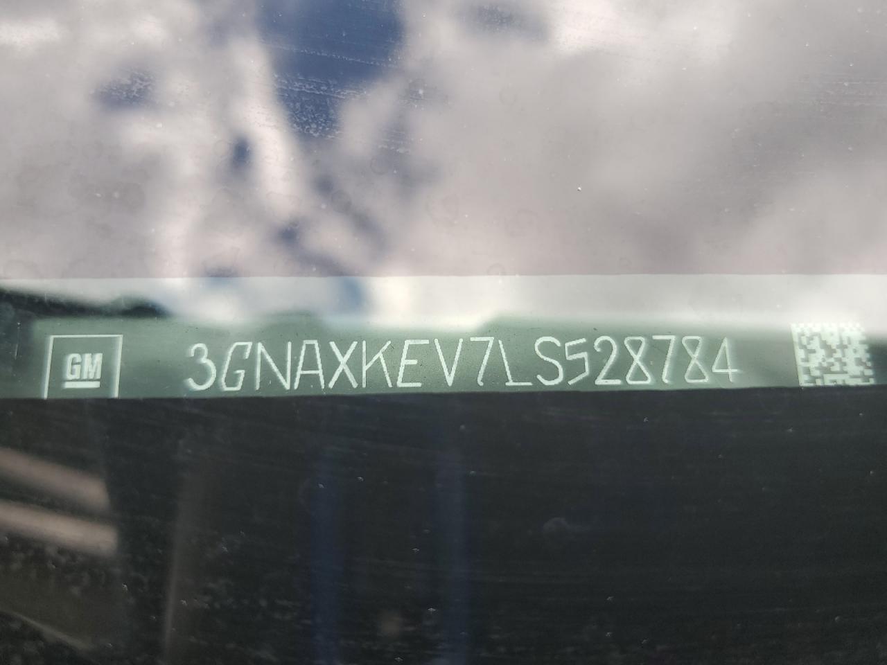 2020 Chevrolet Equinox Lt VIN: 3GNAXKEV7LS528784 Lot: 85546765