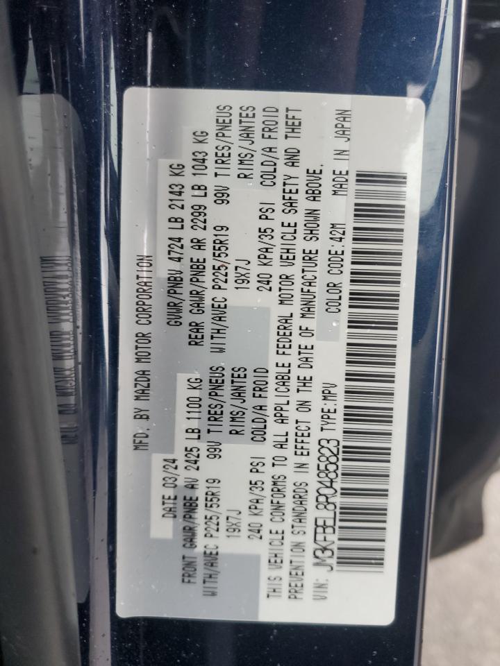 2024 Mazda Cx-5 Premium Plus VIN: JM3KFBEL8R0485823 Lot: 90376885
