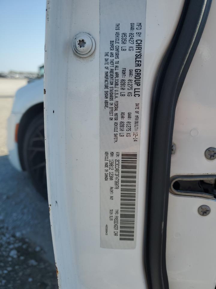 2015 Chrysler 300 S VIN: 2C3CCABT3FH736070 Lot: 82547255