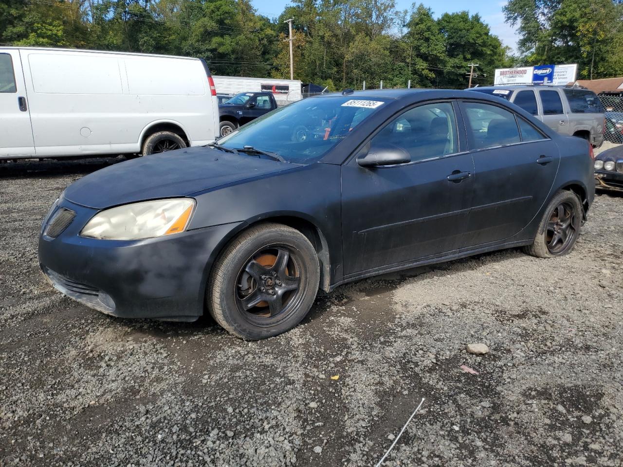 1G2ZG57B284209448 PONTIAC G6 2008 GRAY Photo 1