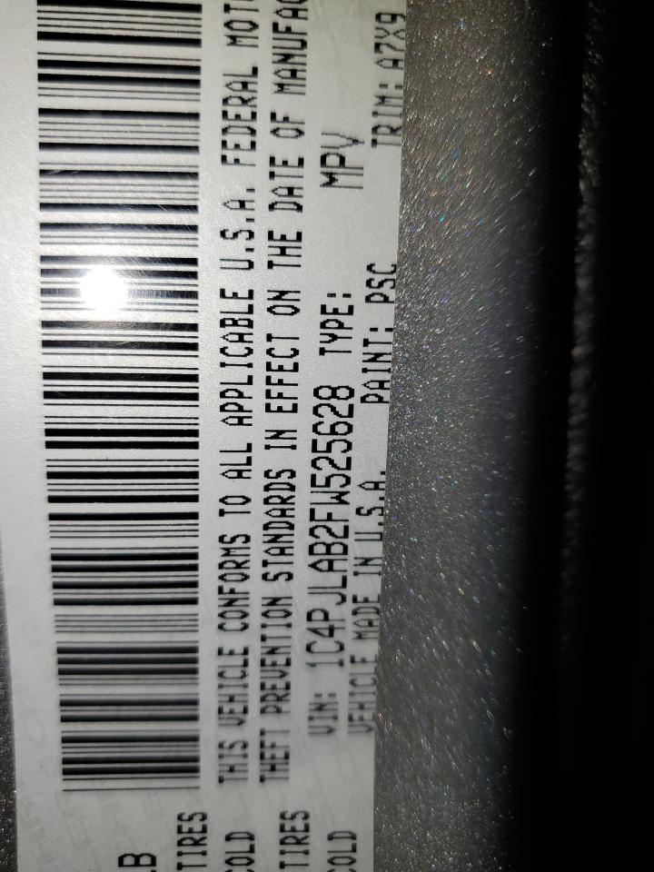 2015 Jeep Cherokee S VIN: 525628 Lot: 86608145