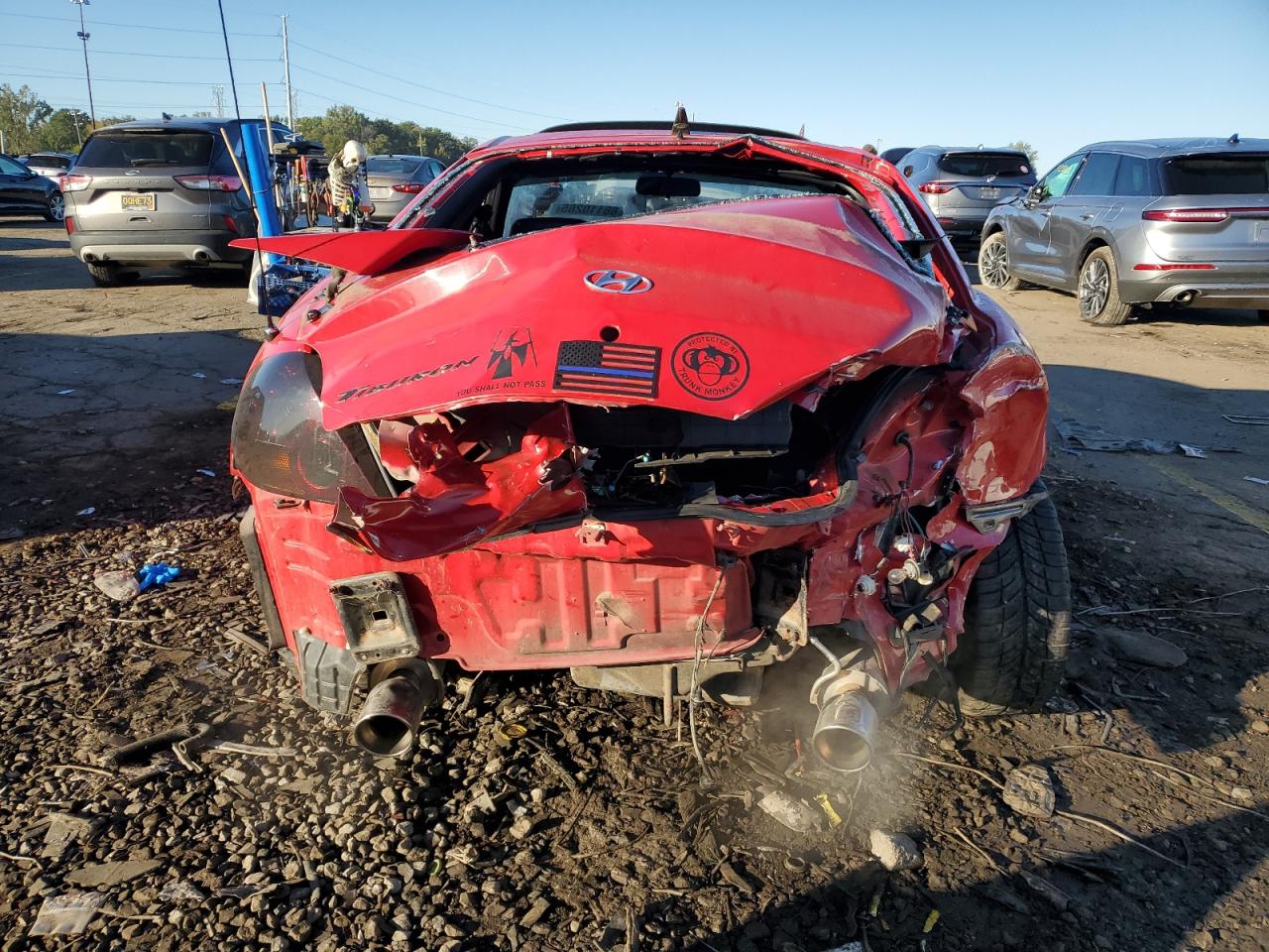 2003 Hyundai Tiburon Gt VIN: KMHHN65F23U006332 Lot: 86110265