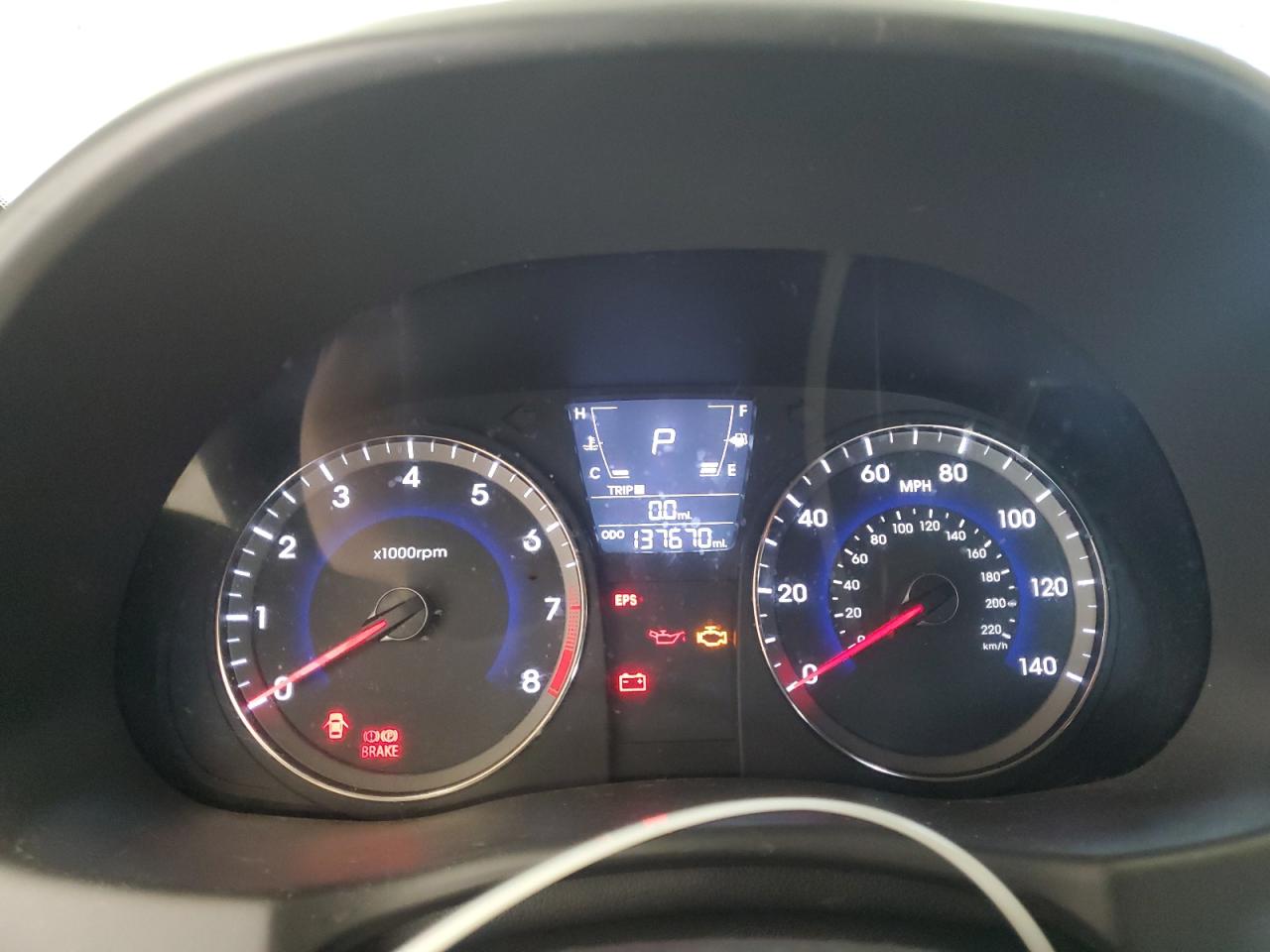 2013 Hyundai Accent Gls VIN: KMHCT4AE4DU497196 Lot: 85870255
