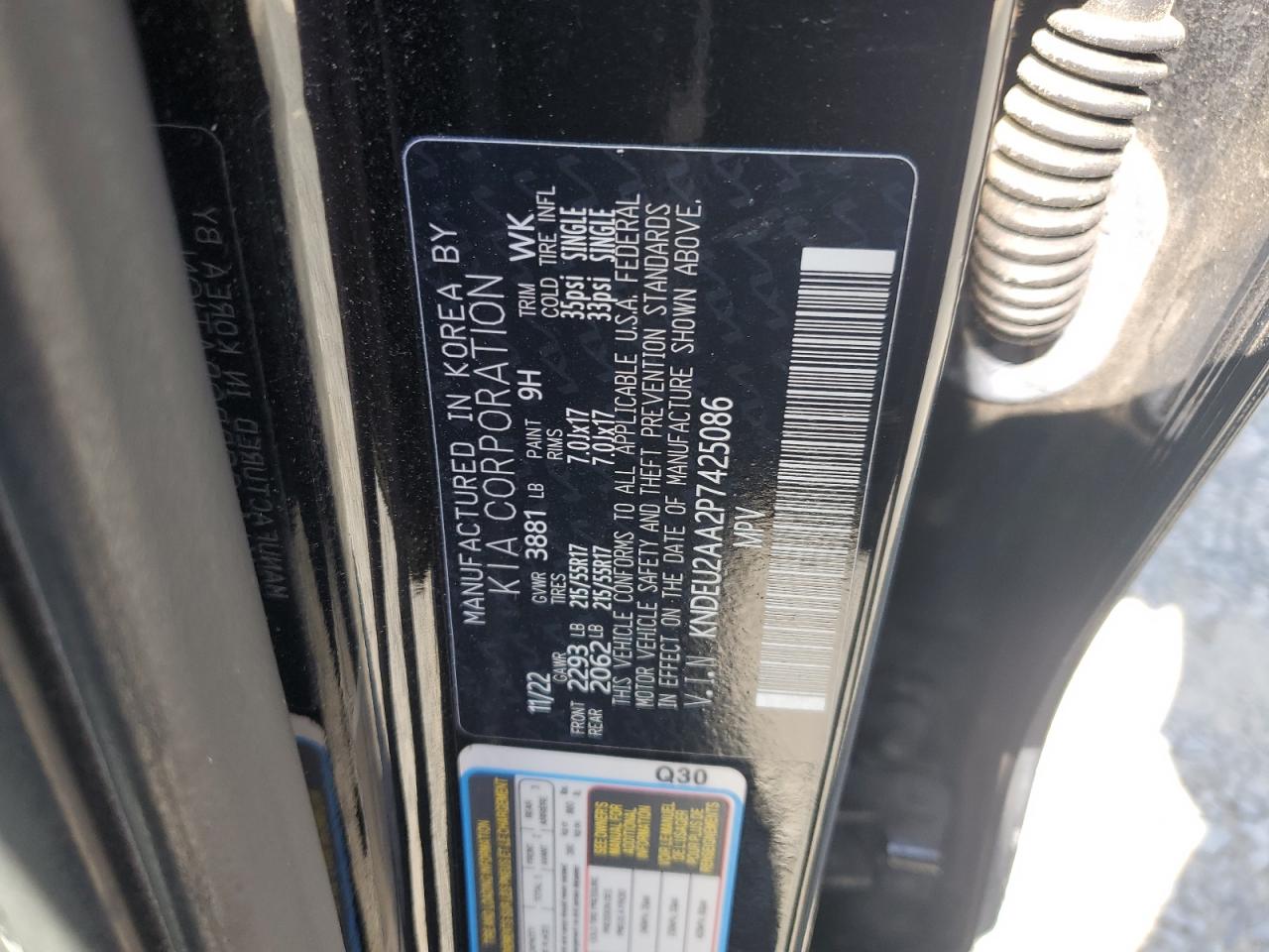 2023 Kia Seltos S VIN: KNDEU2AA2P7425086 Lot: 82513715