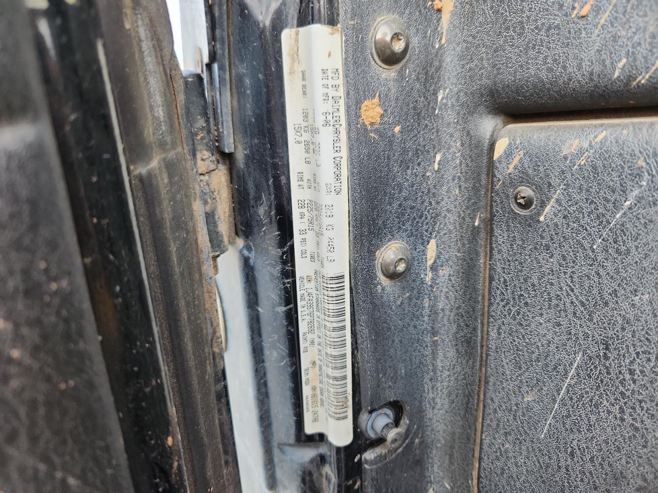 2006 Jeep Wrangler VIN: 1J4FA39S76P782692 Lot: 82480755