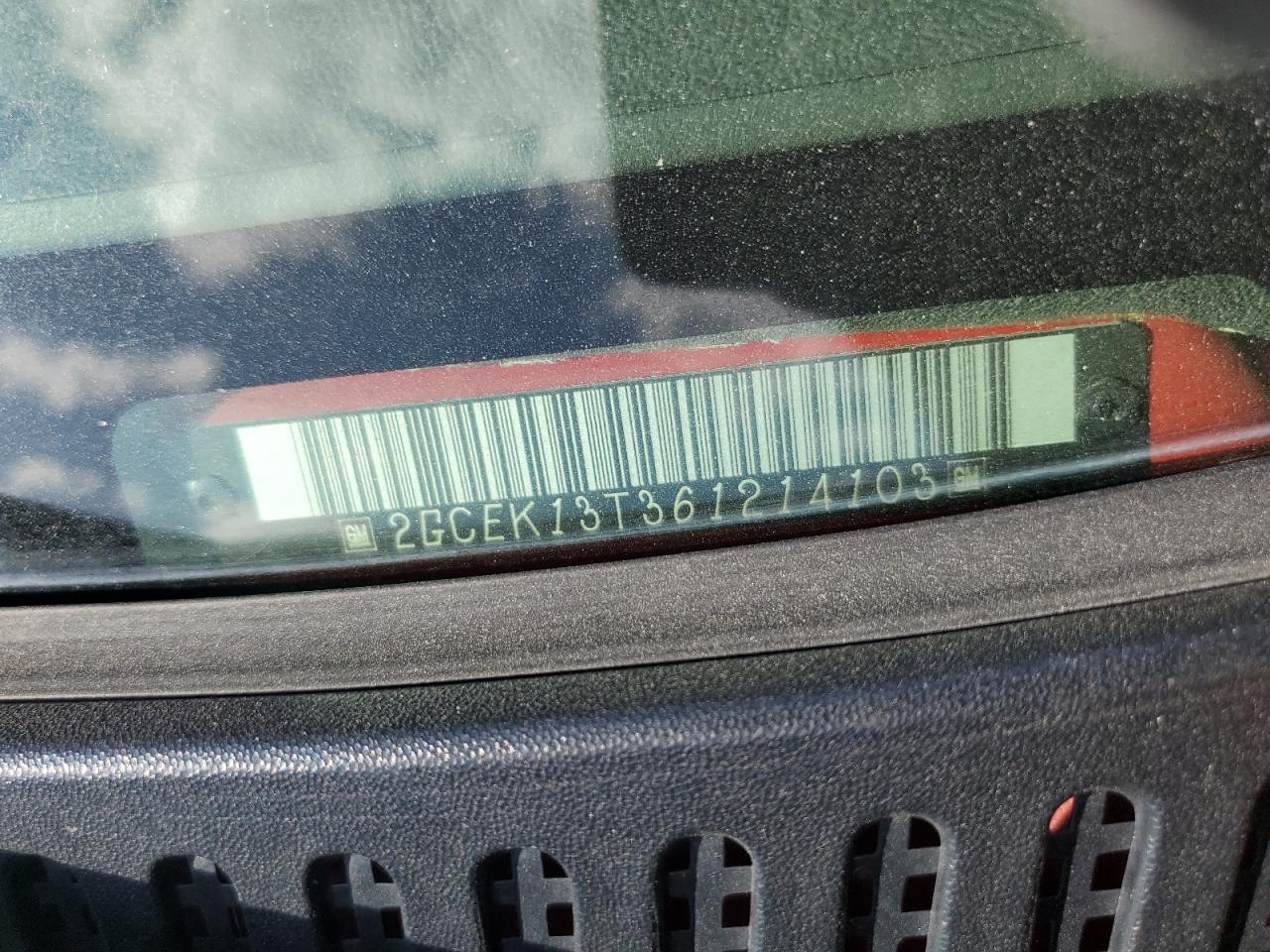 2006 Chevrolet Silverado K1500 VIN: 2GCEK13T361214103 Lot: 86077735