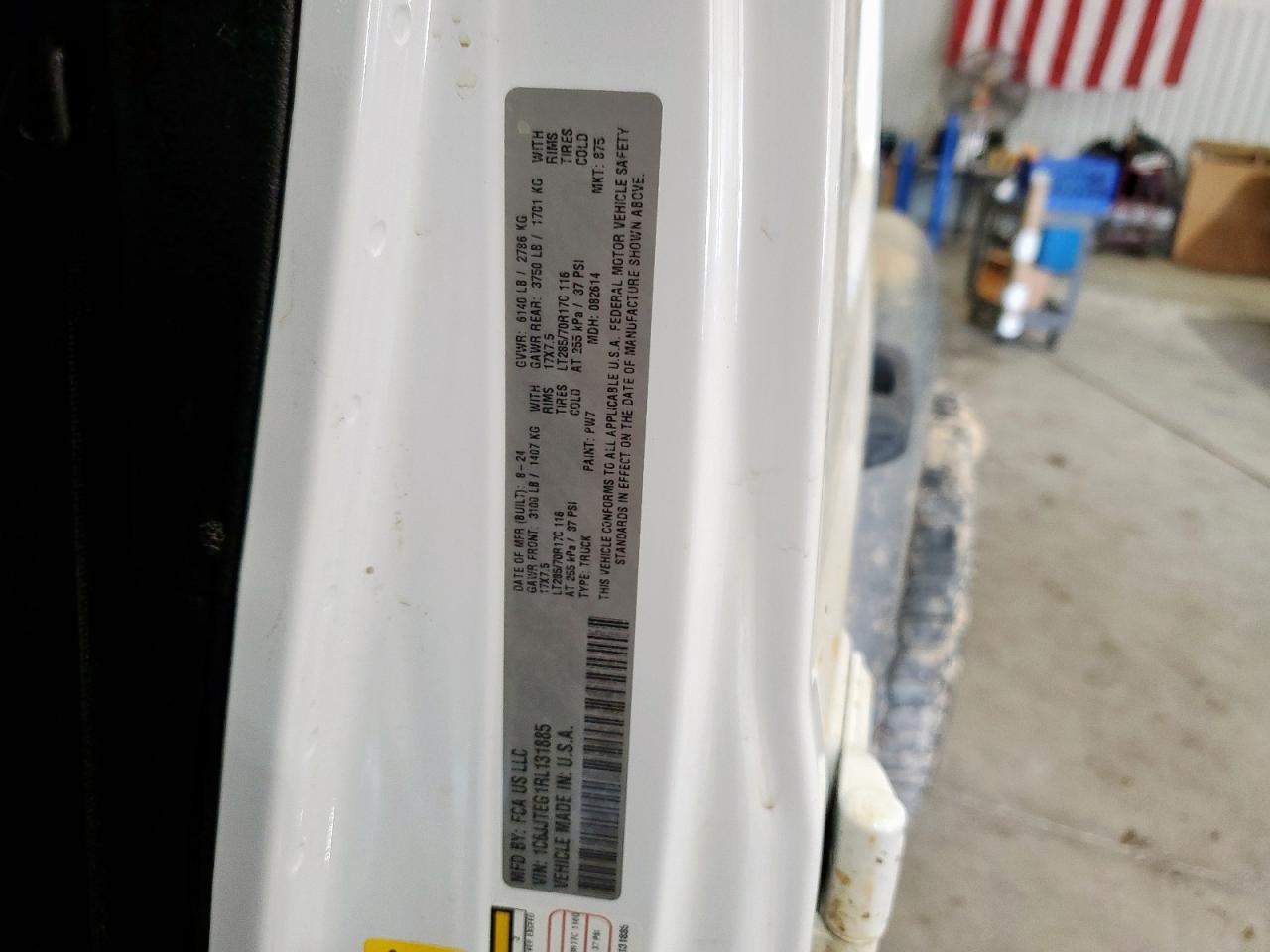 2024 Jeep Gladiator Mojave VIN: 1C6JJTEG1RL131885 Lot: 85310855