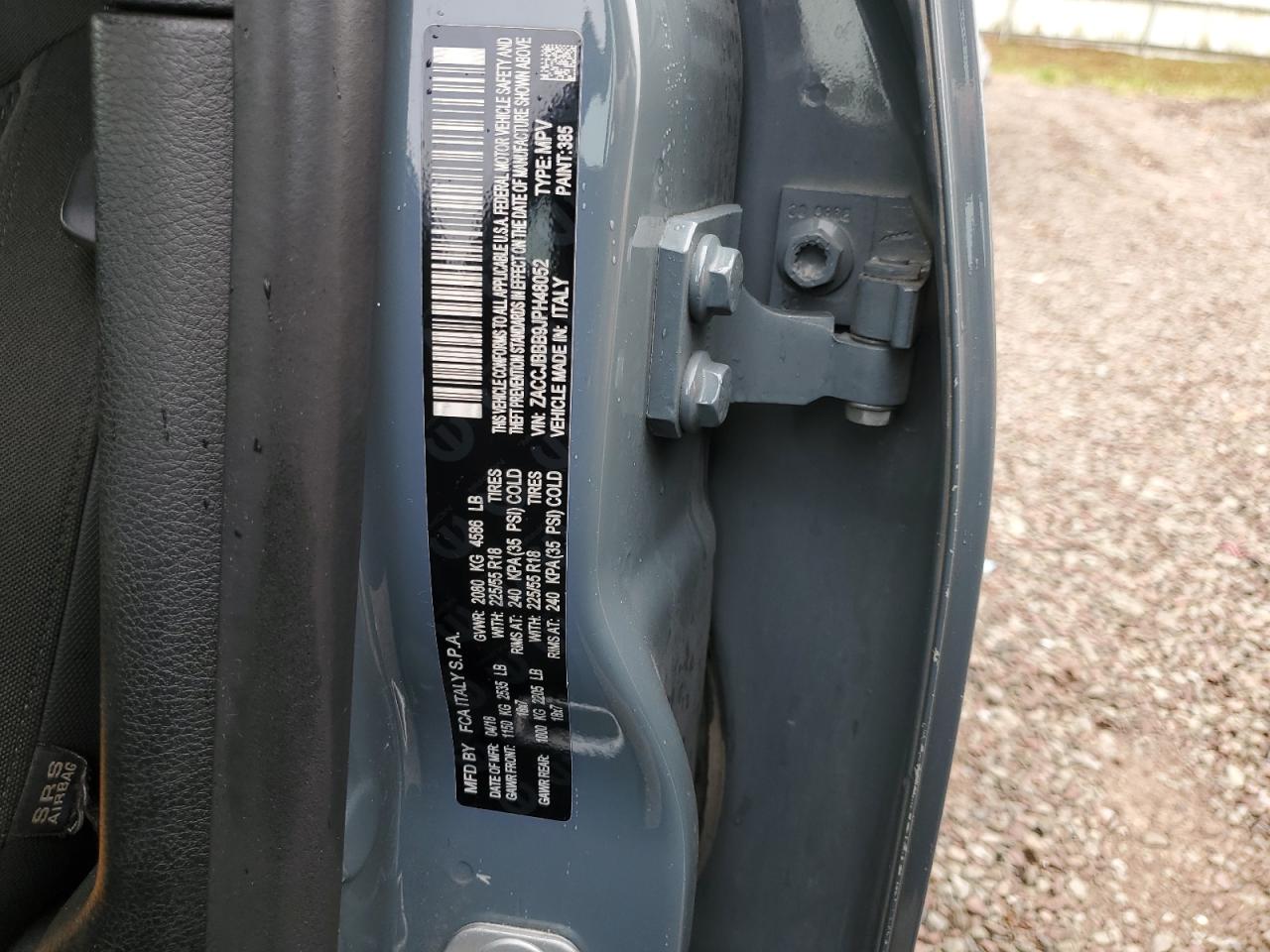 2018 Jeep Renegade Latitude VIN: ZACCJBBB9JPH48052 Lot: 85550395