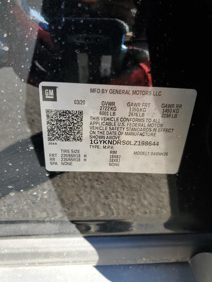 2020 Cadillac Xt5 Premium Luxury VIN: 1GYKNDRS0LZ198644 Lot: 90039295