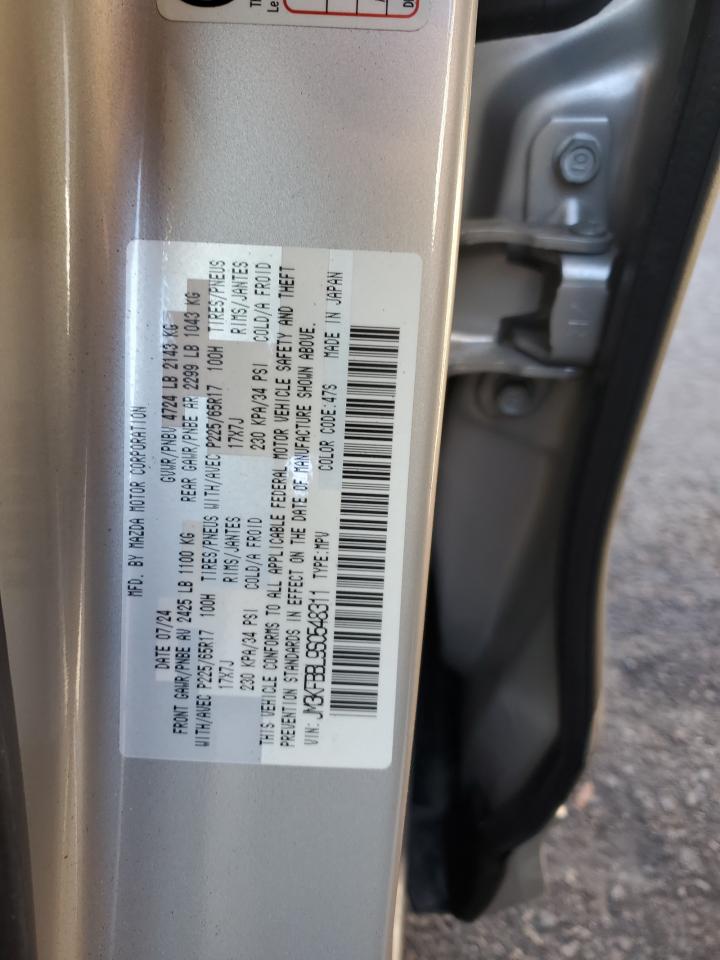 2025 Mazda Cx-5 Select VIN: JM3KFBBL9S0548311 Lot: 87383775