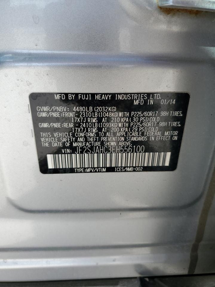 2014 Subaru Forester 2.5I Limited VIN: JF2SJAHC3EH556100 Lot: 83784515