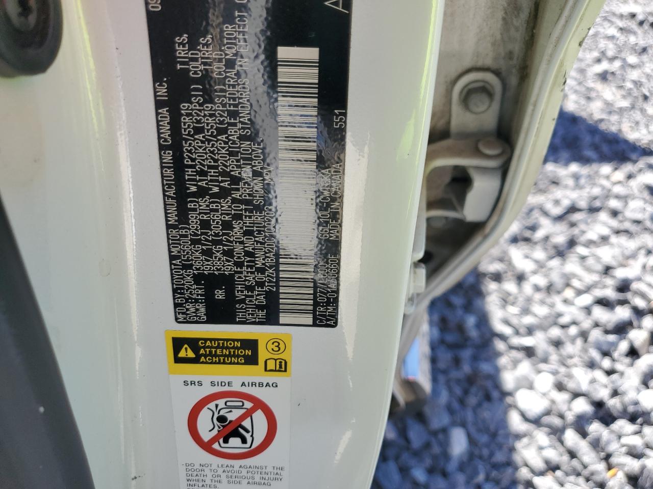 2013 Lexus Rx 350 VIN: 2T2ZK1BA2DC100203 Lot: 82648045