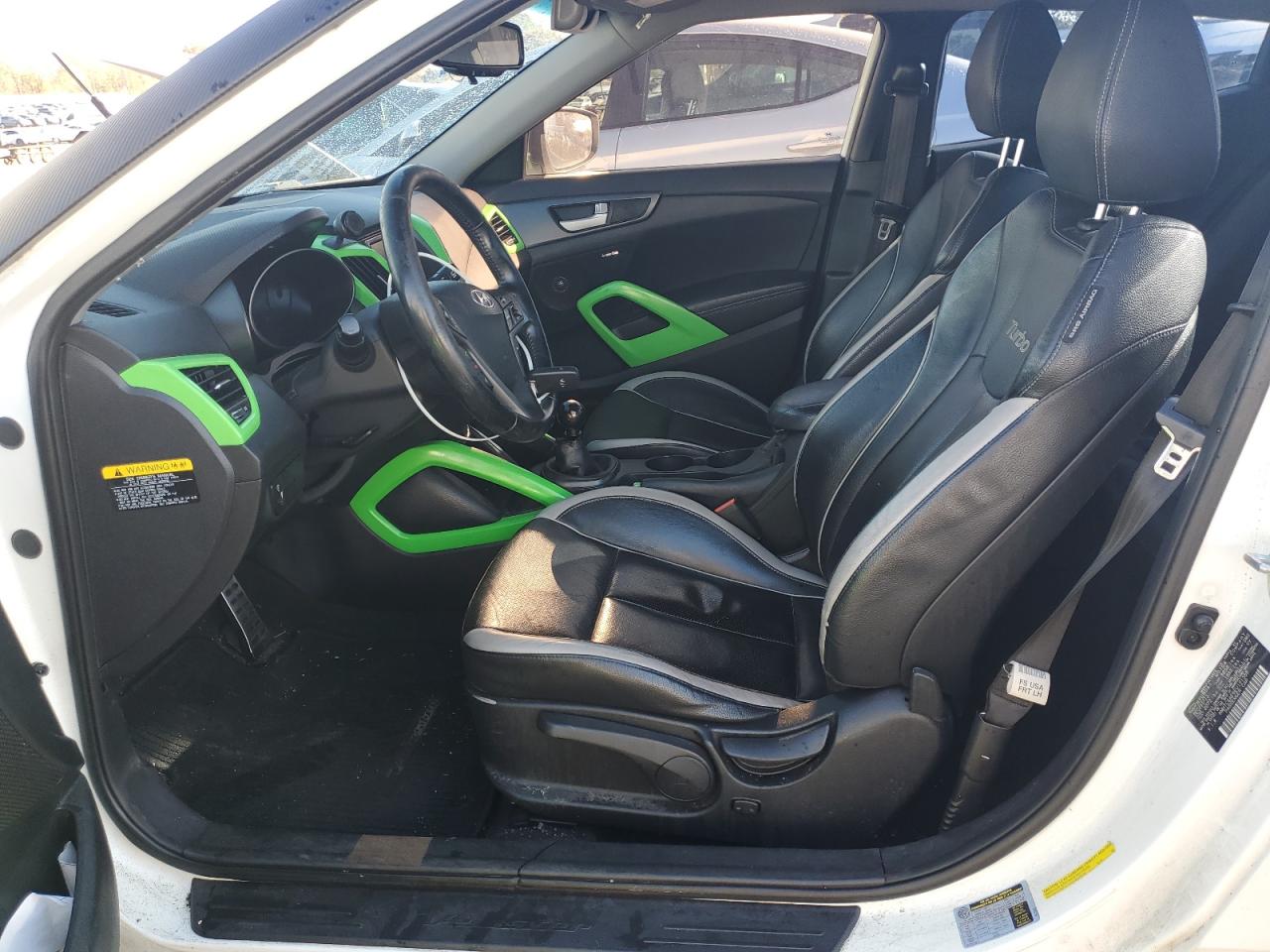 2014 Hyundai Veloster Turbo VIN: KMHTC6AE6EU191355 Lot: 87294955