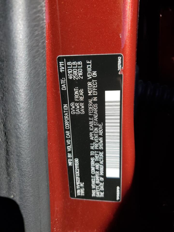 2012 Volvo S60 T5 VIN: YV1622FS3C2111590 Lot: 83800875