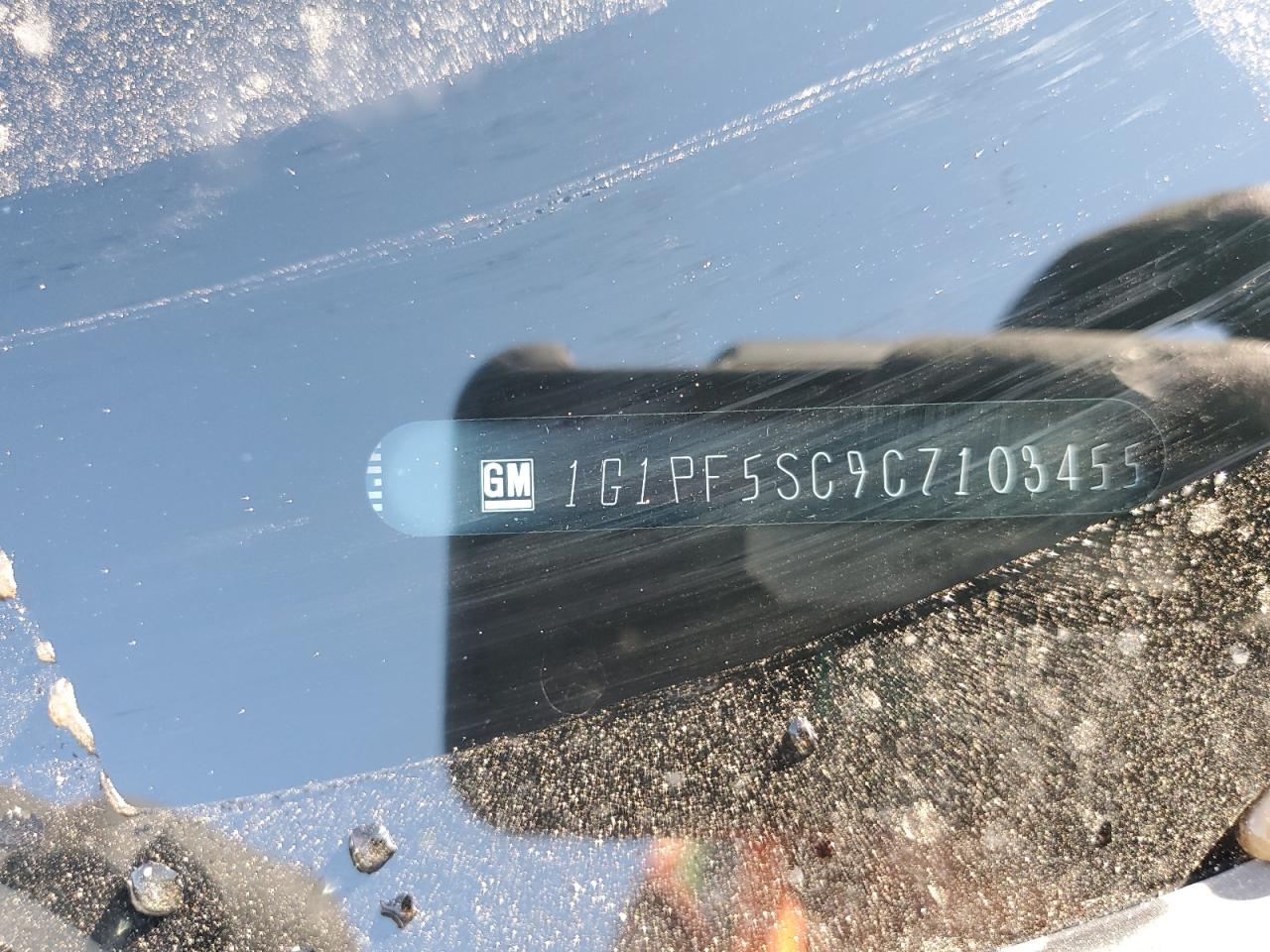 2012 Chevrolet Cruze Lt VIN: 1G1PF5SC9C7103455 Lot: 82214715