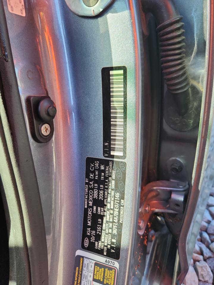 2017 Kia Forte Lx VIN: 3KPFL4A78HE071146 Lot: 90853795