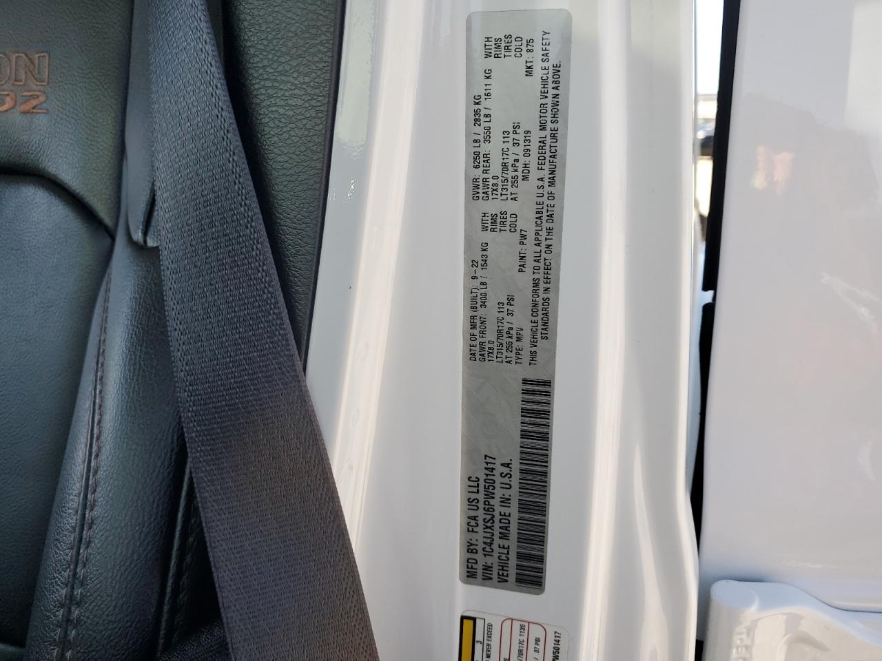 2023 Jeep Wrangler Rubicon 392 VIN: 1C4JJXSJ6PW501417 Lot: 86697815