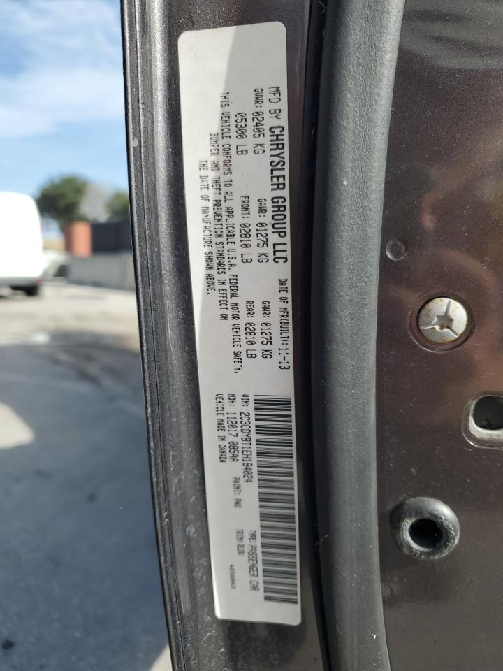 2014 Dodge Challenger R/T VIN: 2C3CDYBT1EH184024 Lot: 85120455