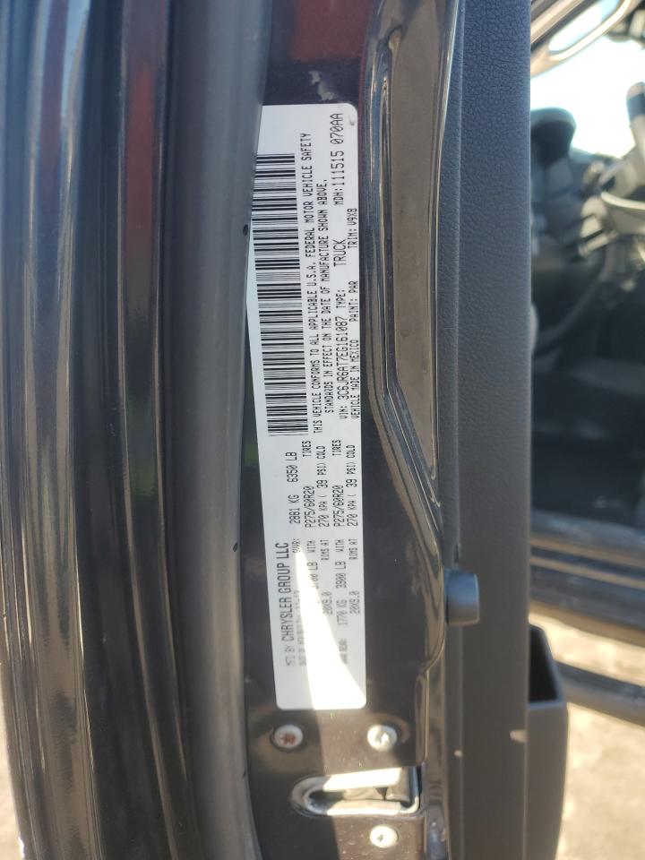 2014 Ram 1500 St VIN: 3C6JR6AT7EG161087 Lot: 91646625