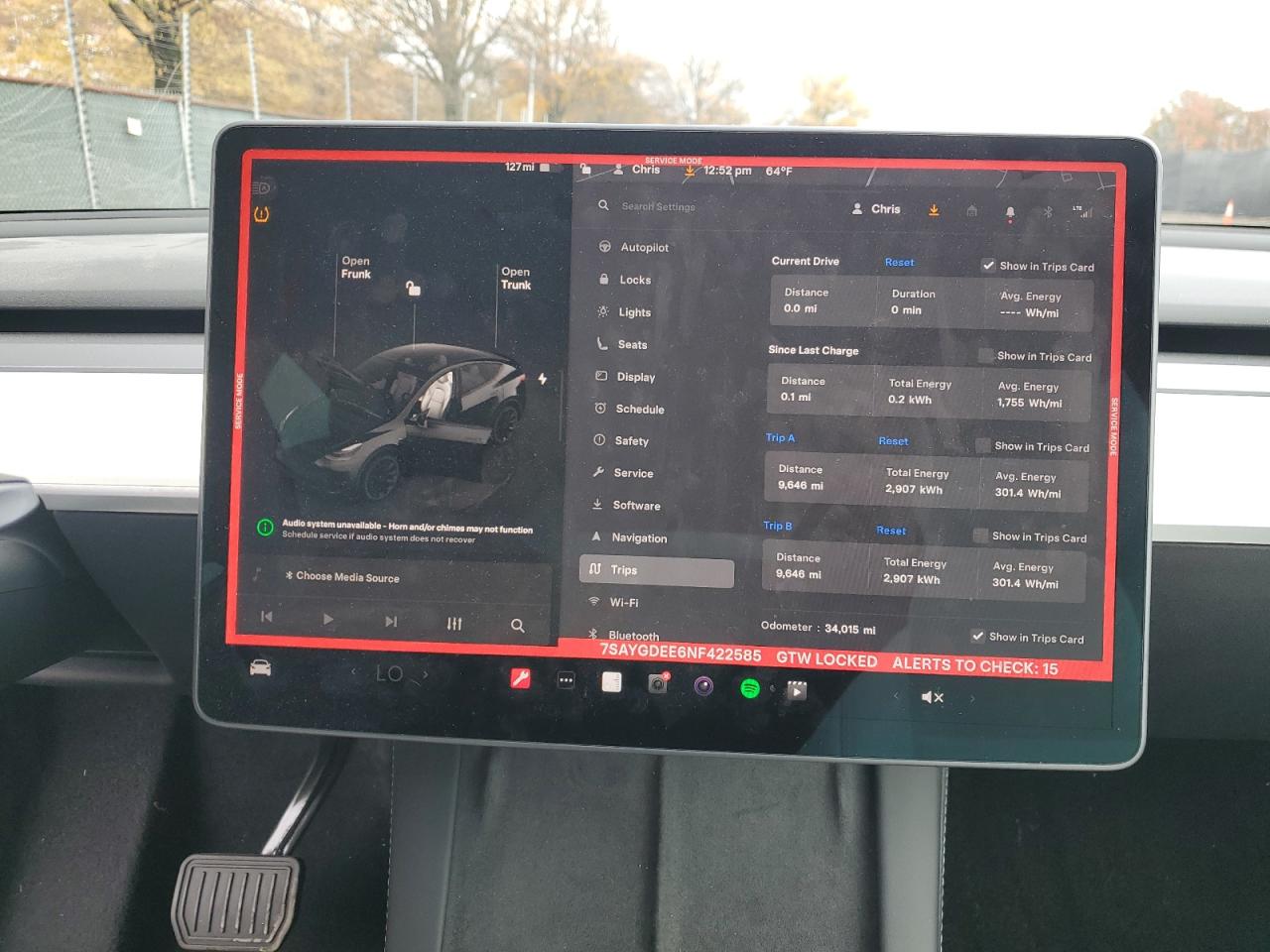 2022 Tesla Model Y VIN: 7SAYGDEE6NF422585 Lot: 89709255