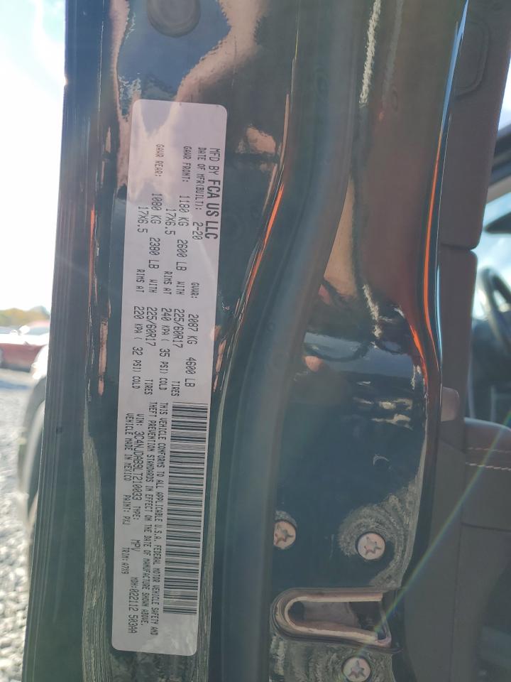 2020 Jeep Compass Sport VIN: 3C4NJDAB9LT210033 Lot: 87058655