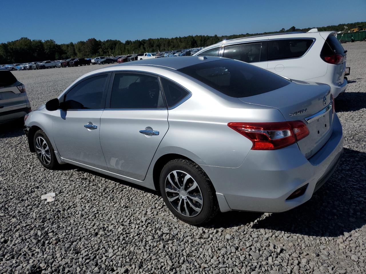 2017 Nissan Sentra S silver null gas 3N1AB7APXHY227879 photo #3