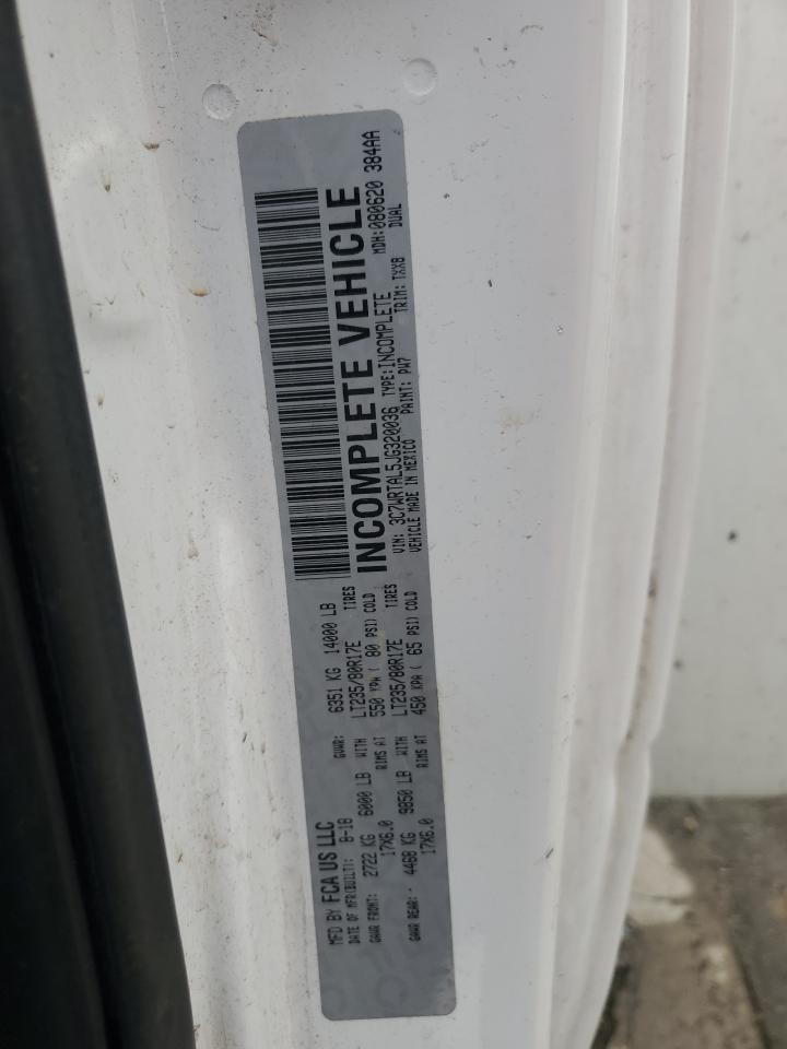 2018 Ram 3500 VIN: 3C7WRTAL5JG320036 Lot: 85496965