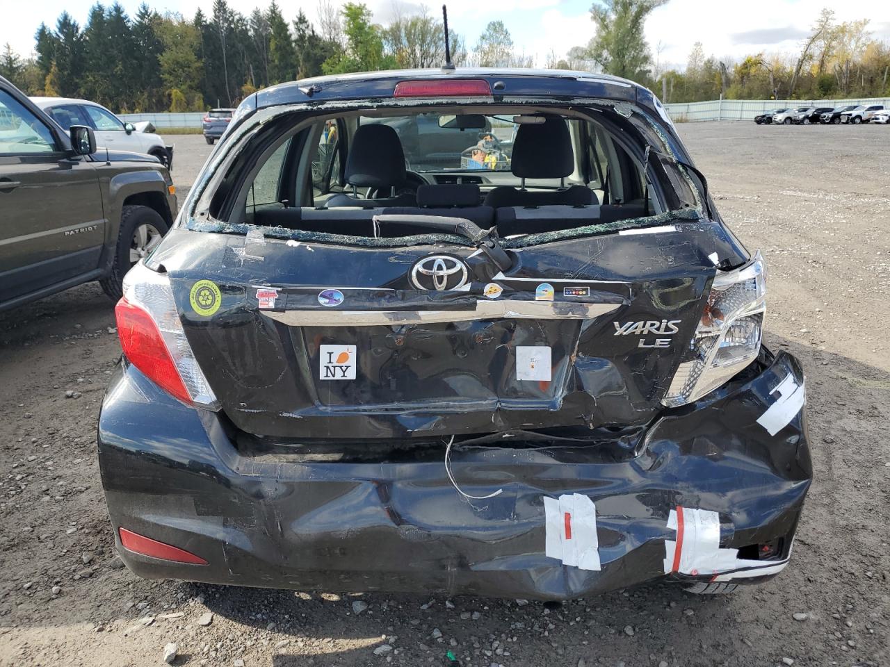 2013 Toyota Yaris VIN: JTDKTUD32DD555252 Lot: 86173295