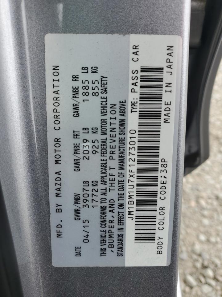 2015 Mazda 3 Sport VIN: JM1BM1U7XF1273010 Lot: 86315605