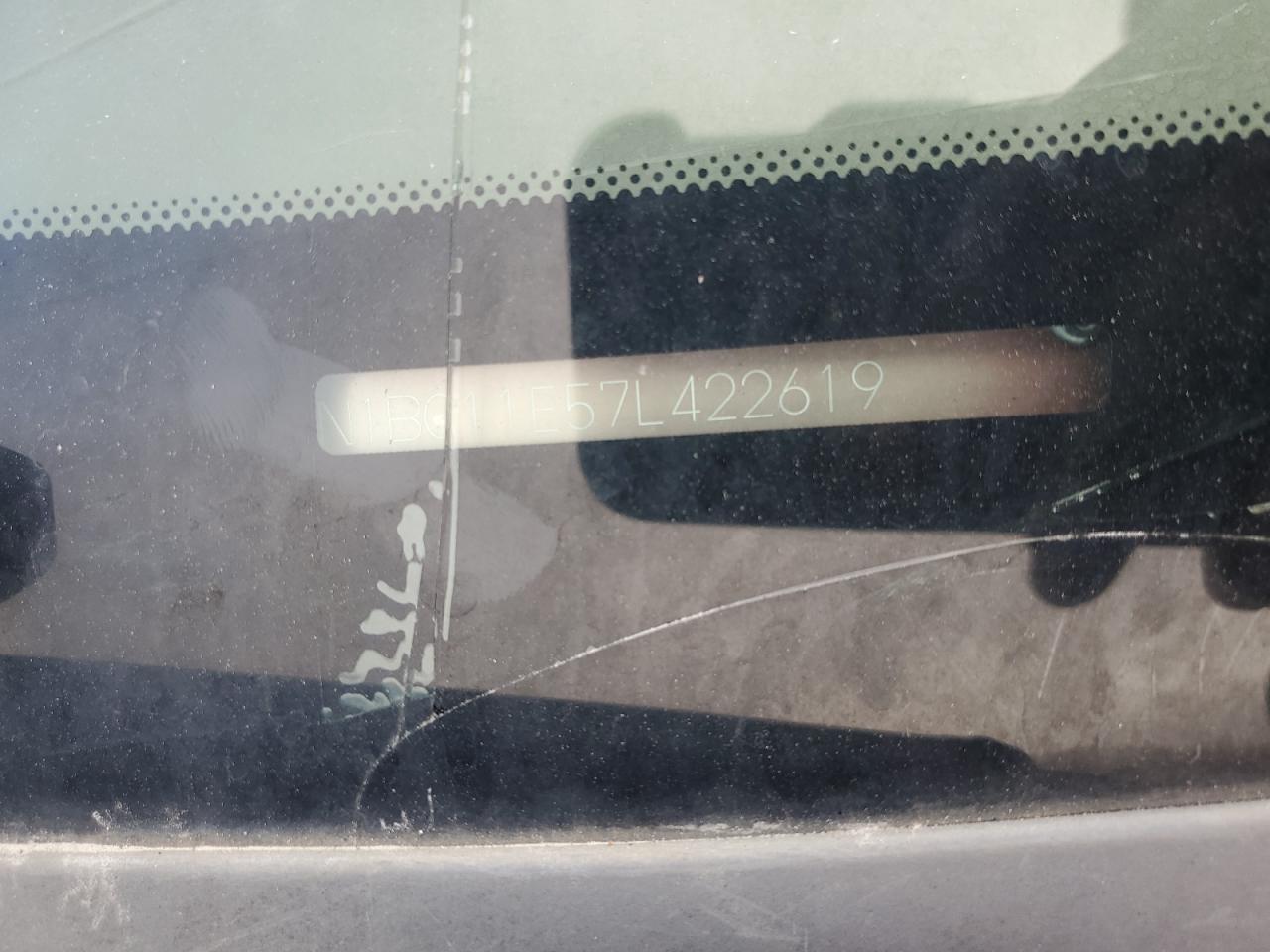 2007 Nissan Versa S VIN: 3N1BC11E57L422619 Lot: 85010085