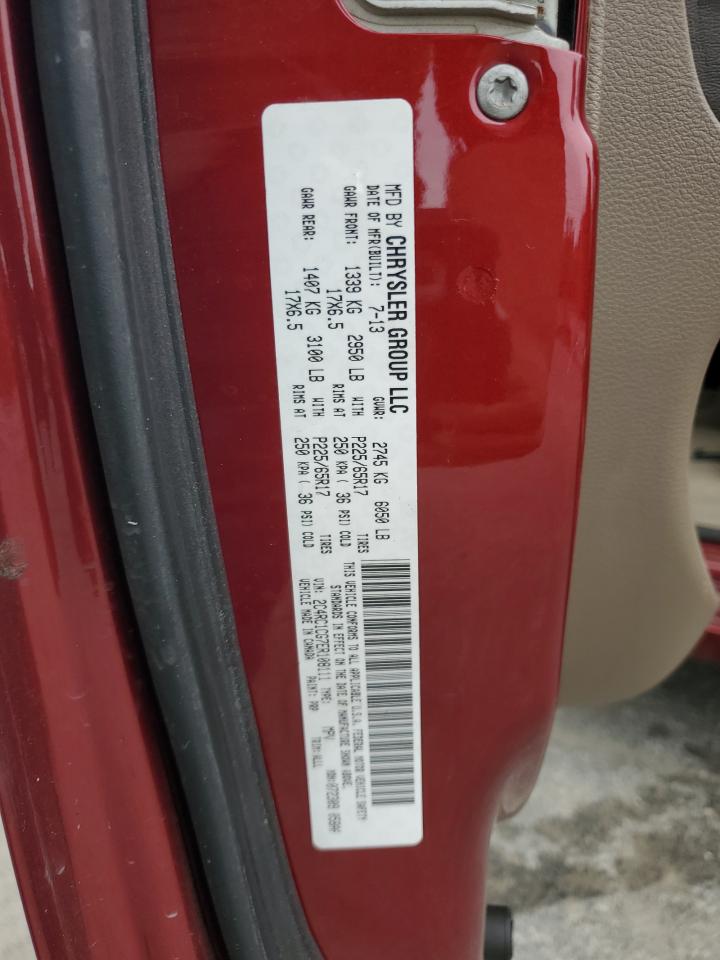 2014 Chrysler Town & Country Touring L VIN: 2C4RC1CG7ER108111 Lot: 86435405