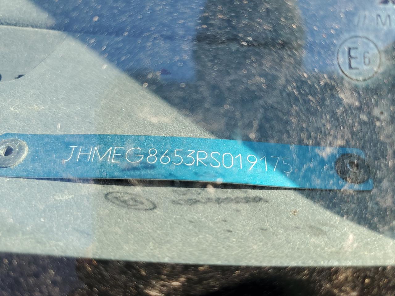 1994 Honda Civic Lx VIN: JHMEG8653RS019175 Lot: 84523825